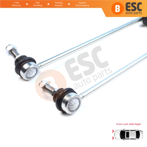 2 Pieces Front Left Right Sway Bar Stabilizer Link for Nissan Almera Altima Murano Qashqai Teana Elgrand Rogue X-Trail 546681AA0A