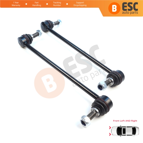 2 Pieces Front Sway Bar Stabilizer Link for Nissan Qashqai J11 Juke F15 Leaf MK1 2 NV200 Pulsar Renault Kadjar 546183NF0A
