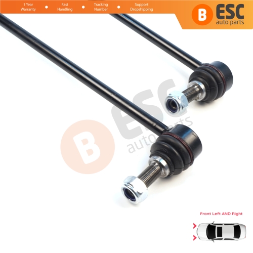 2 Pieces Front Sway Bar Stabilizer Link for Nissan Qashqai J11 Juke F15 Leaf MK1 2 NV200 Pulsar Renault Kadjar 546183NF0A