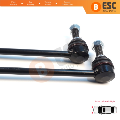 2 Pieces Front Sway Bar Stabilizer Link for Nissan Qashqai J11 Juke F15 Leaf MK1 2 NV200 Pulsar Renault Kadjar 546183NF0A