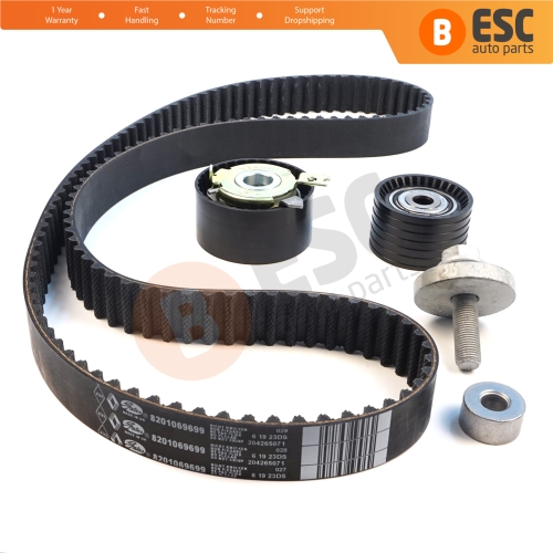 Timing Belt Kit for Renault Dacia Lada Nissan 130C17529R 1.4 1.6 16V K4J K4M Petrol Gasoline Engines