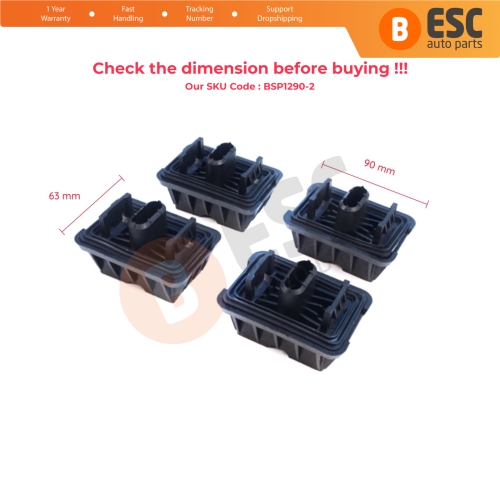 4 Pieces Jack Support Pad for BMW E81 E82 E84 E87 E90 E91 F01 F02 F03 F04 F06 F07 F10 F11 F13 F34 F39 F40 F44 F48 G05 G06 G07 Mini F54 F60 51717237195