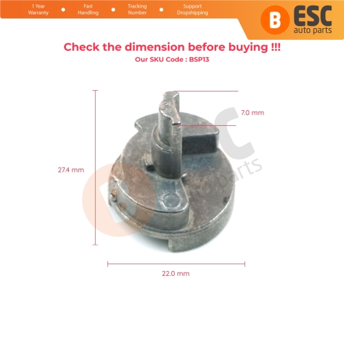 Ignition Lock Cylinder Tab Slot For VW Golf MK3 MK4 Cabrio Vento 1E7 Lupo Polo 6N Caddy MK2 Arosa 6H1 6N0905855
