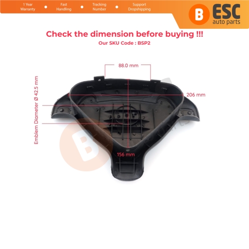 Steering Wheel Cover Push Button Horn For Opel Astra G Corsa B Tigra A B Twintop Zafira A Agila A Combo B 1242350