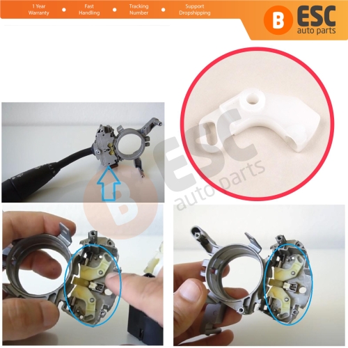 Turn Signal Control Indicator Wiper Stalk Switch Bracket Clips for Mercedes W203 S203 CL203 W209 C209 A209