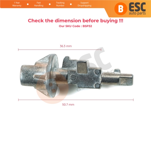 Steering Wheel Ignition Lock Barrel Cylinder Shaft Rod For Toyota Avensis MK1 T22 T220 1997-2003