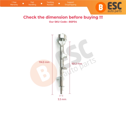 Steering Wheel Ignition Lock Barrel Cylinder Shaft Rod 2057A For Toyota Land Cruiser Prado J120 Lexus GX470 2002-2009 Avalon XX10