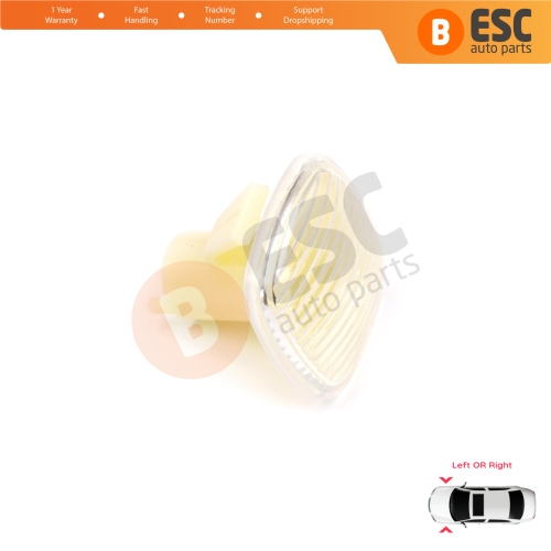 Side Turn Signal Indicator White Clear for Audi A3 A4 A8 Skoda Fabia Rapid Octavia Superb Roomster Seat Cordoba Ibiza Toledo 1U0949127