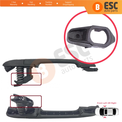 Exterior Door Handle Mounting Repair Part for Mercedes Axor Atego Unimog Scania 3 Sprinter Vito W638 V-Class VW LT