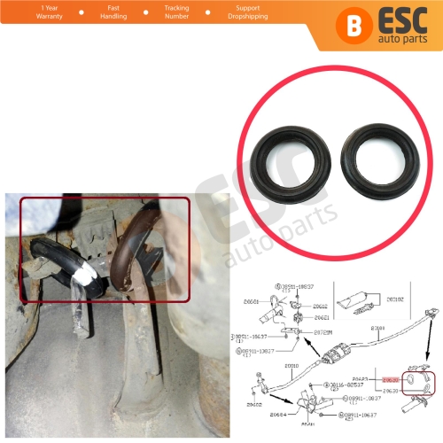 Exhaust O Ring Rubber Hanger Strip Silencer Clamp Mounting for Mitsubishi Opel Mazda Kia Nissan Toyota Daihatsu Renault Vauxhall