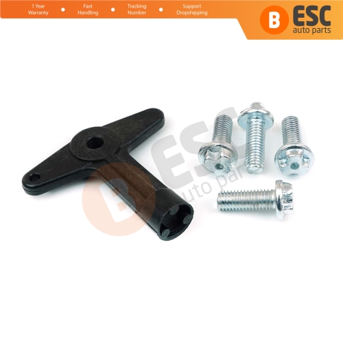 Alloy Wheel Centre Cap Locking 22.3 mm Nut Screws Bolts with Key for Renault Clio Espace Scenic Laguna Megane Modus Vel Satis Twingo Kangoo 7700422600