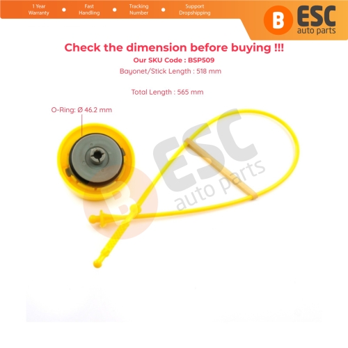 Engine Oil Level Measurer Rod Dipstick With Cap for Renault Nissan Dacia 1.5 dCi Engine 8200355344 