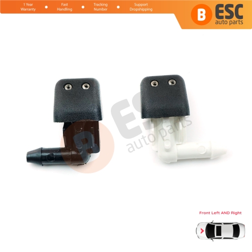 Left Rigt Front Windscreen Water Washer Nozzle Spray Jets for Renault 9  11 1981-2001 7700728063 7700728064