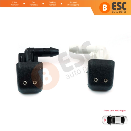 Left Rigt Front Windscreen Water Washer Nozzle Spray Jets for Renault 9  11 1981-2001 7700728063 7700728064