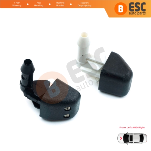 Left Rigt Front Windscreen Water Washer Nozzle Spray Jets for Renault 9  11 1981-2001 7700728063 7700728064