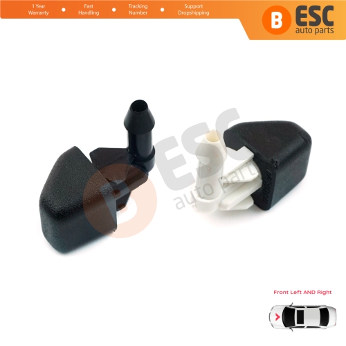 Left Rigt Front Windscreen Water Washer Nozzle Spray Jets for Renault 9  11 1981-2001 7700728063 7700728064