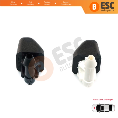 Left Rigt Front Windscreen Water Washer Nozzle Spray Jets for Renault 9  11 1981-2001 7700728063 7700728064