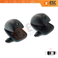 2 Pieces Rear Window Wiper Water Washer Nozzle Spray Jets for Renault R19 1988-2000 3/5-Door HB 7700793609