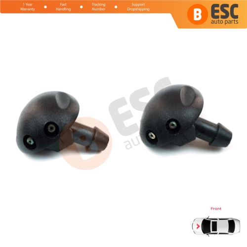 2 Pieces Front Window Wiper Water Washer Nozzle Spray Jets for Renault Dacia Lada Largus 7700846456 289308338R