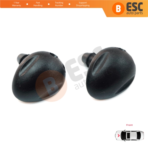 2 Pieces Front Window Wiper Water Washer Nozzle Spray Jets for Renault Dacia Lada Largus 7700846456 289308338R