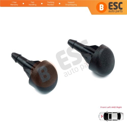 2 Pieces Front Window Wiper Water Washer Nozzle Spray Jets for Renault Clio MK2 Symbol Thalia MK1 MK2 7700413545
