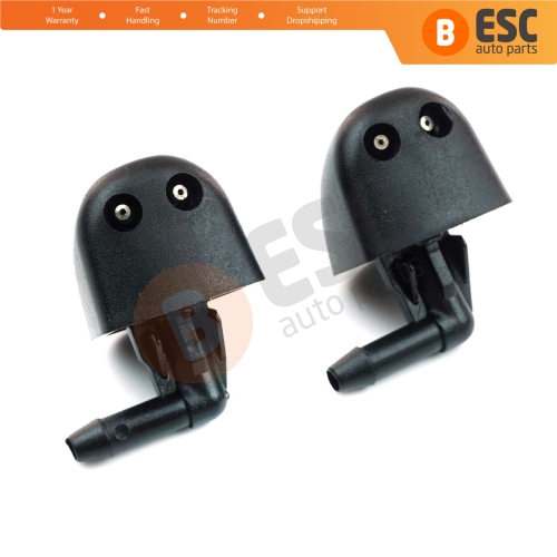 2 Pieces Front Window Wiper Water Washer Nozzle Spray Jets for Renault Laguna 1 Trafic 2 Kangoo 1 Primastar Vivaro A X83 7700308815