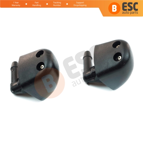 2 Pieces Front Window Wiper Water Washer Nozzle Spray Jets for Renault Laguna 1 Trafic 2 Kangoo 1 Primastar Vivaro A X83 7700308815