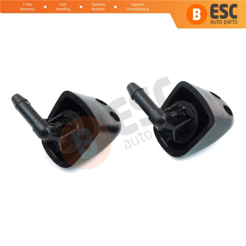 2 Pieces Front Window Wiper Water Washer Nozzle Spray Jets for Renault Laguna 1 Trafic 2 Kangoo 1 Primastar Vivaro A X83 7700308815