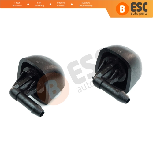 2 Pieces Front Window Wiper Water Washer Nozzle Spray Jets for Renault Laguna 1 Trafic 2 Kangoo 1 Primastar Vivaro A X83 7700308815