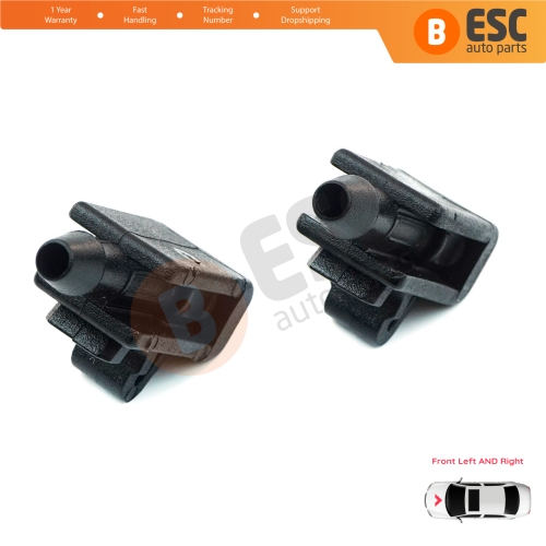 2 Pieces Front Window Wiper Water Washer Nozzle Spray Jets for Renault Scenic Megane MK2 3 Laguna MK3 Fluence 8200082347