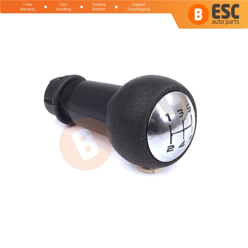 5 Speed Gear Shift Stick Knob Black Chrome For Peugeot 106 107 206 207 208 301 306 307 308 406 508 605 807 Citroen C1 C2 C3 C4 C8 2403AJ 