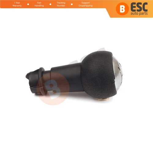 5 Speed Gear Shift Stick Knob Black Chrome For Peugeot 106 107 206 207 208 301 306 307 308 406 508 605 807 Citroen C1 C2 C3 C4 C8 2403AJ 