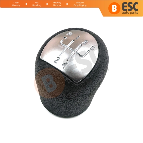 5 Speed Gear Shift Stick Knob Black Chrome For Renault Clio MK2 Megane Kangoo Twingo MK1 Logan 8200568122 