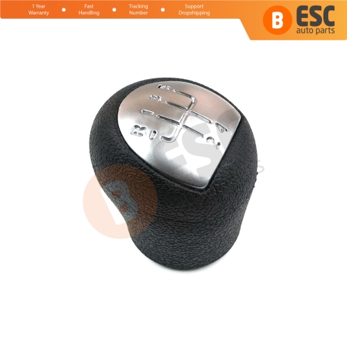 5 Speed Gear Shift Stick Knob Black Chrome For Renault Clio MK2 Megane Kangoo Twingo MK1 Logan 8200568122 