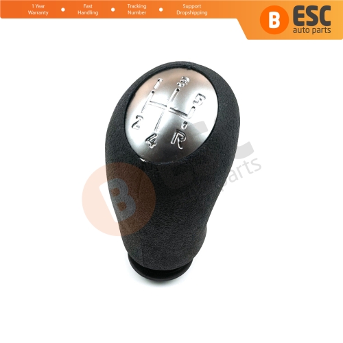 5 Speed Gear Shift Stick Knob Black Chrome For Renault Clio MK3 Scenic Kangoo Megane Laguna MK2 Sandero Logan Duster Dokker 8200079112
