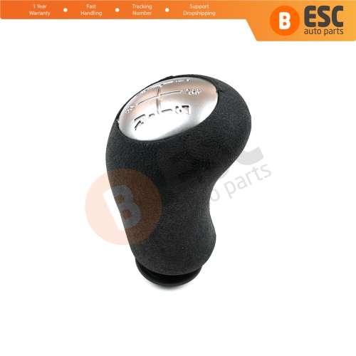 5 Speed Gear Shift Stick Knob Black Chrome For Renault Clio MK3 Scenic Kangoo Megane Laguna MK2 Sandero Logan Duster Dokker 8200079112
