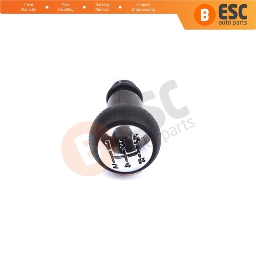 5 Speed Gear Shift Stick Knob Black Chrome For Peugeot 106 107 206 207 208 301 306 307 308 406 508 605 807 Citroen C1 C2 C3 C4 C8 2403CN