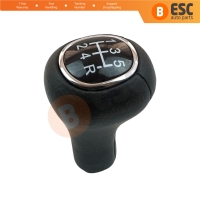 5 Speed Gear Shift Stick Knob Black Chrome For Ford Focus MK1 1998-2009 XS4R7217AA