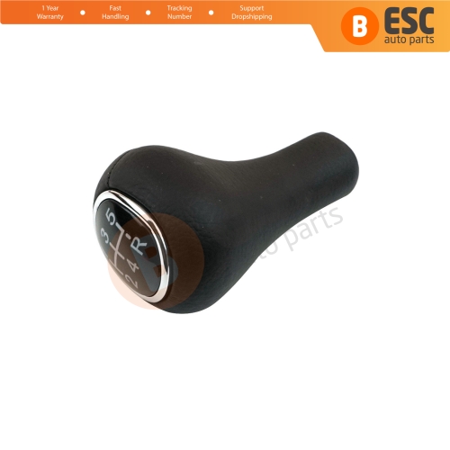 5 Speed Gear Shift Stick Knob Black Chrome For Ford Focus MK1 1998-2009 XS4R7217AA