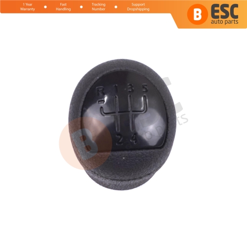 5 Speed Gear Shift Stick Knob Black For Renault Clio MK2 Megane Kangoo Twingo MK1 Logan 8200208090