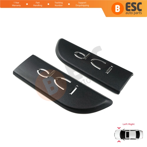 2 Pieces DCI Badge Emblem 8200717150 Left Right For Renault Megane MK2 Scenic MK2