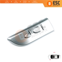 Chrome DCI Badge Monogram Emblem Left Door Moulding Badge For Renault Megane MK2 Scenic MK2 8200717150