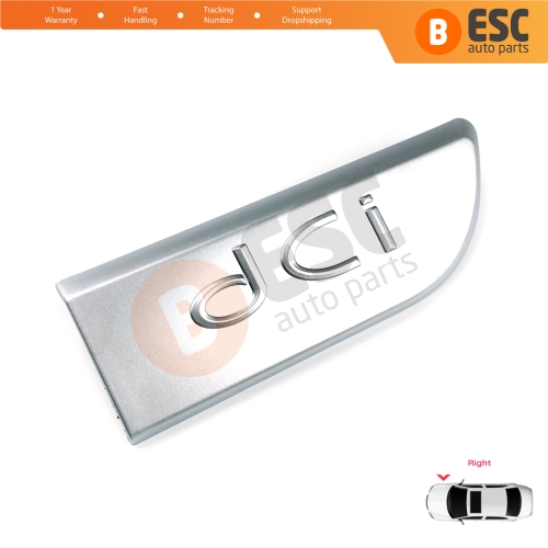 Chrome DCI Badge Emblem Right For Renault Megane MK2 Scenic MK2 8200717150 