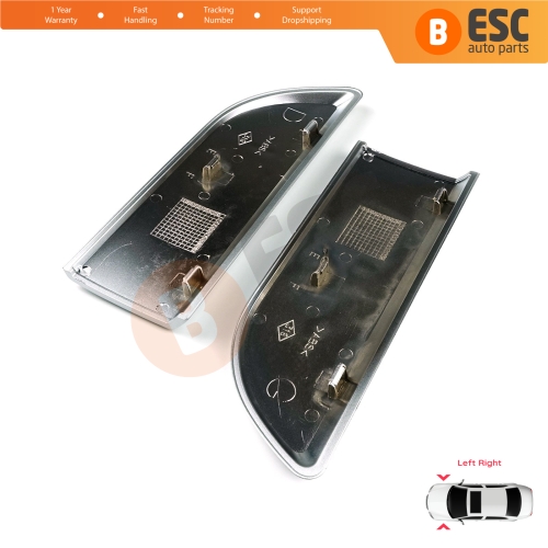 Chrome DCI Badge Monogram Emblem Left and Right Door Moulding Badge For Renault Megane MK2 Scenic MK2 8200717150