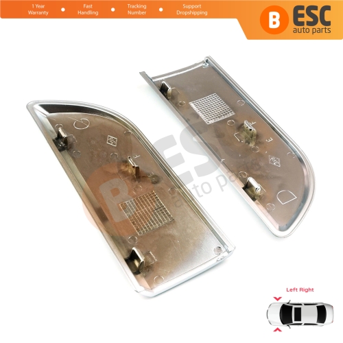 2 Pieces Chrome 1.6 16V Badge Emblem 8200209130 Left and Right For Renault Megane MK2 Scenic MK2