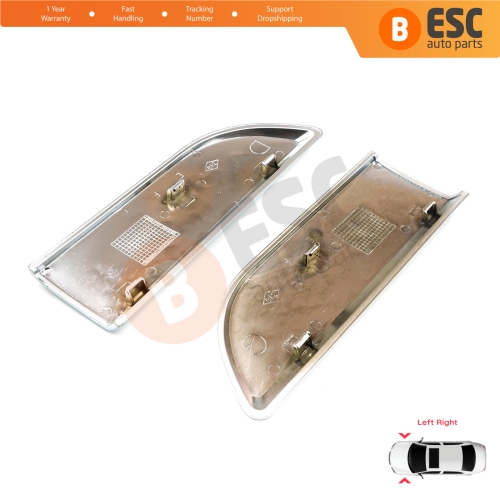 2 Pieces Chrome 1.6 16V Badge Emblem 8200209130 Left and Right For Renault Megane MK2 Scenic MK2