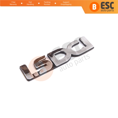 Rear Trunk 1.5 DCI Logo Badge Monogram Emblem Chrome Color for Renault Dacia Sandero Logan MK1 848900044R