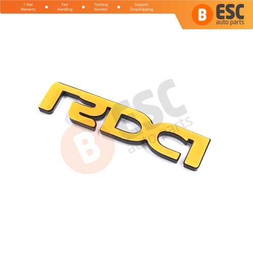 Rear Trunk 1.5 DCI Logo Badge Monogram Emblem Chrome Color for Renault Dacia Sandero Logan MK1 848900044R