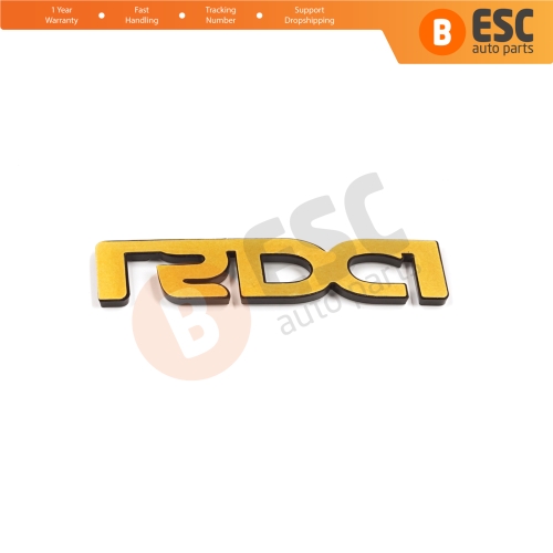 Rear Trunk 1.5 DCI Logo Badge Monogram Emblem Chrome Color for Renault Dacia Sandero Logan MK1 848900044R
