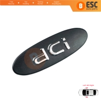 Black dCi Logo Badge Monogram Emblem for Renault Clio MK2 BB CB SB Kangoo MK1 KC0 FC0 1997-2009 8200083505